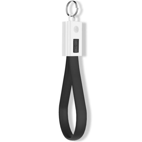 Micro USB/Type-C Keychain Lanyard Data Sync Charging Cable for Android iPhone