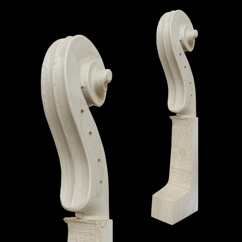 Maple Violin Neck for Various Sizes (4/4, 3/4, 1/2, 1/4, 1/8)
