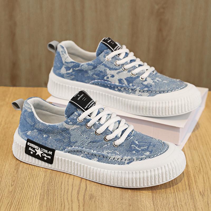 Модная дышащая повседневная парусиновая обувь для подростков — фото 3