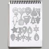 Christmas Earrings Metal Cutting Dies Card Embossing DIY Photo Album Template