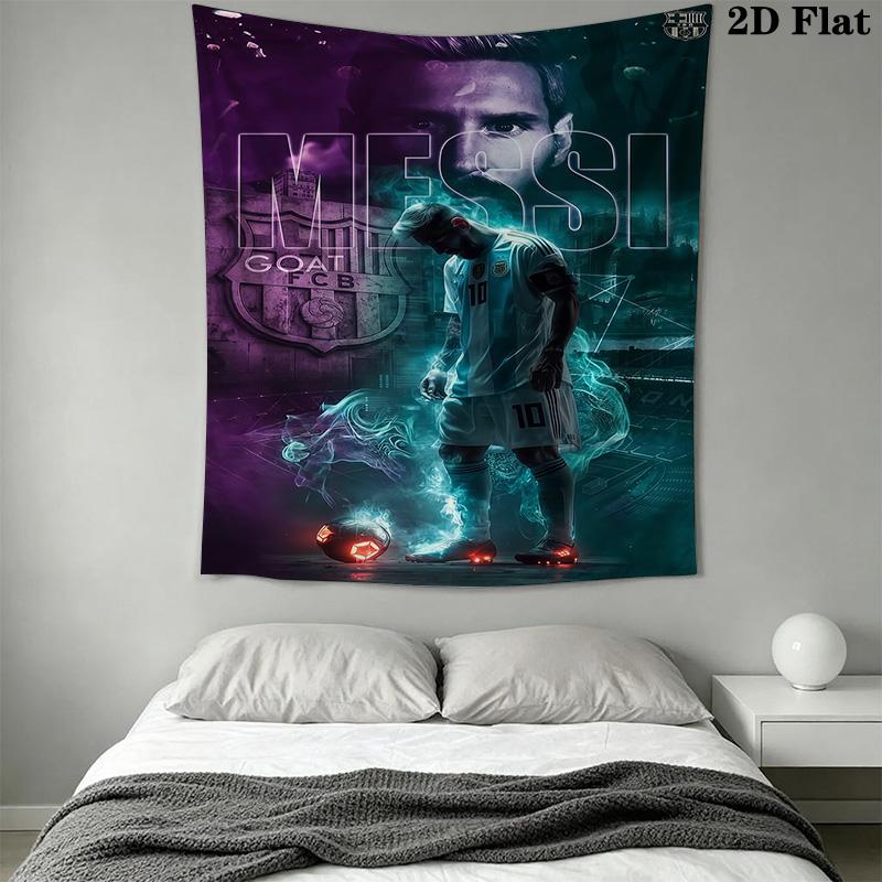 Messi'S Unicef Collaboration Threepiece Set 1 Duvet Cover 2 Pillowcase Without Core Christmas Birthday Gift Duvet Cover And Pillowcase