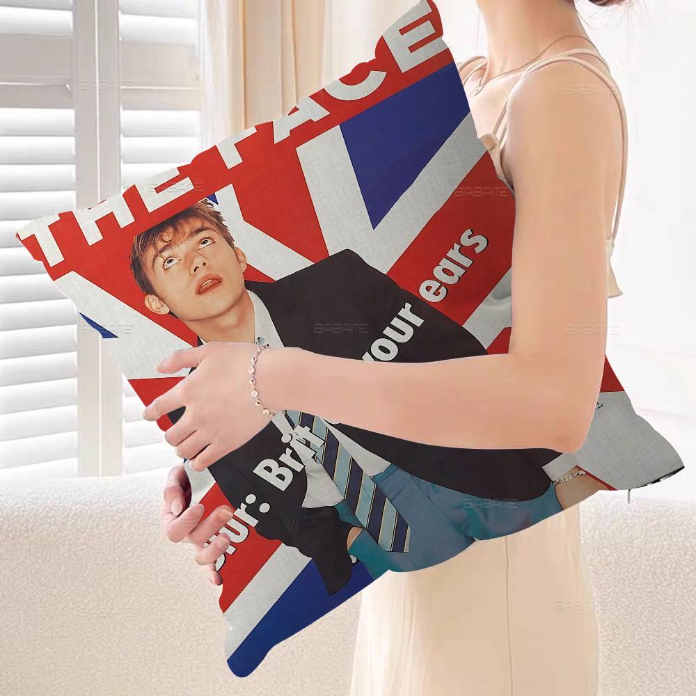 B-Blur Rock Roll Band Cushion Cover Pillow Cover Decor Pillowcase Printed Cushion Case For Couch
