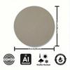 1pc Vintage Rose Bouquet Vase Round Metal Sign 2D Foil Engraving Art Plaque Home Cafe Garden Decor