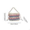 DIY Knitting Crochet Bag Kit Flower Hand Woven Handbag 7.09x2.76x5.12" Crossbody Girls Holiday