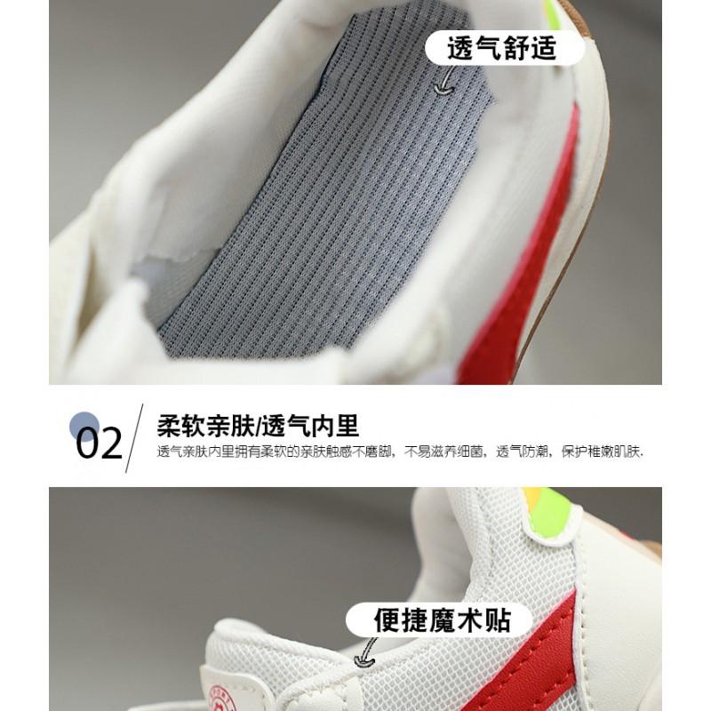 Kids Soft Sole Anti-Slip Toddler Sneakers Boys Girls Lightweight Breathable Walking Shoes Fall