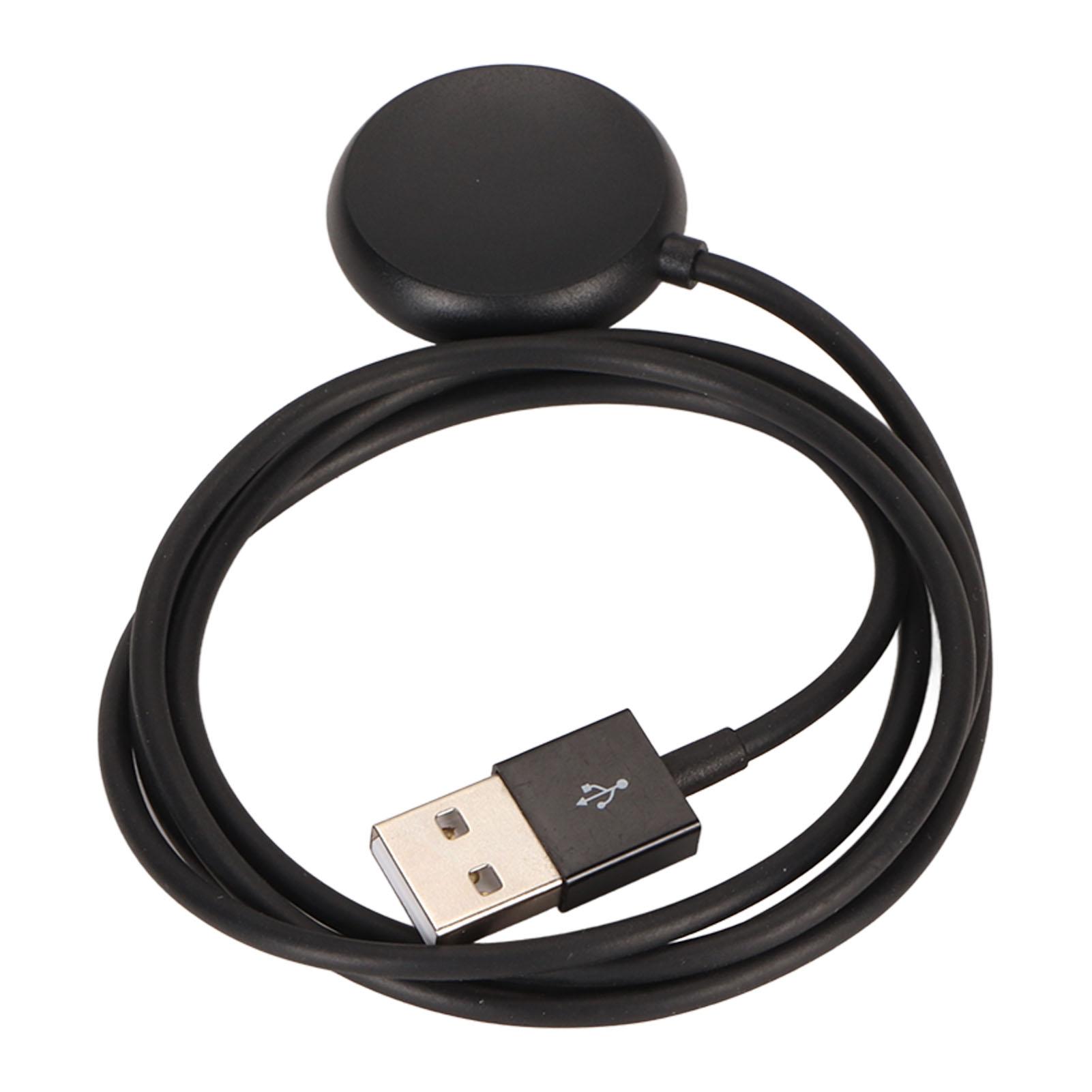 

Зарядное устройство для часов Google Pixel Портативный USB Магнитный беспроводной кабель для зарядки часов для дома и путешествий чёрный