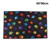 Pet Paw Pattern Floor Mat Multi-Function Non-Slip Cats Dogs Kennel Fence Carpets Household Pet Meal Mat Puppy Training Pad