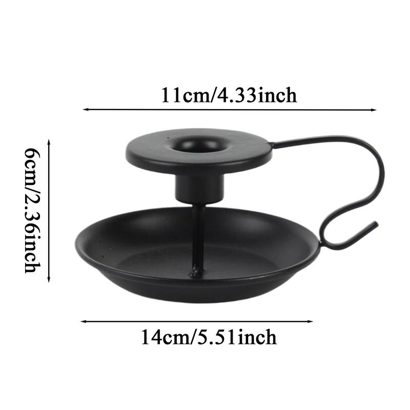 Pillar Candle Holders Vintage Candle Stand Decorative Candelabras For Mantle Desktop Fireplace Floor Bedroom Bathroom Wedding