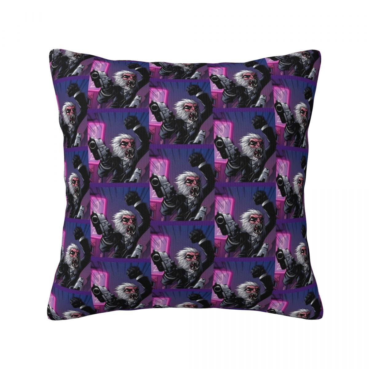 

Наволочка с принтом красной обезьяны для спальни на молнии Summer Fun 40x40cm