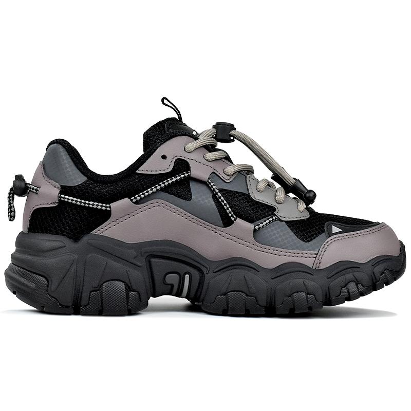 FILA Fluid Abrasion Resistant Low top Casual Shoes Unisex Black Gray 1JM02570H-001(Team679-)