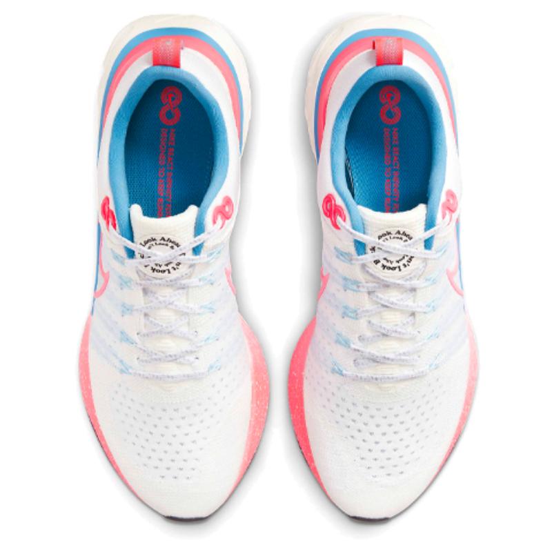 Nike React Infinity Run Flyknit 2 Sail Racer Pink Sneakers DJ5191-164