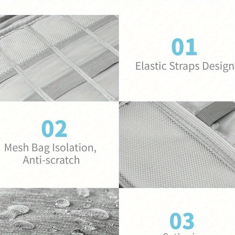 Digital Storage Bag USB Data Cable Organizer for Earphone Wire Bags Accessories Portable Charger Charger Case School College Headphone