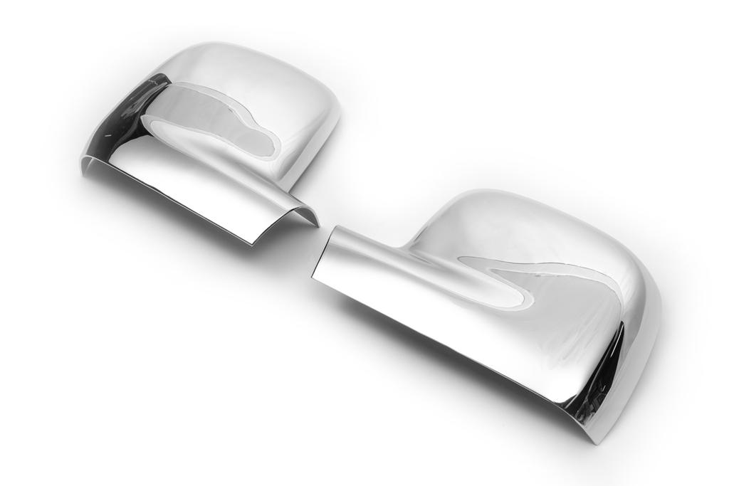 Covers for Mirrors (2 Pcs) Carmos - Chrome Plastic for Volkswagen T5 Transporter 2003-2010