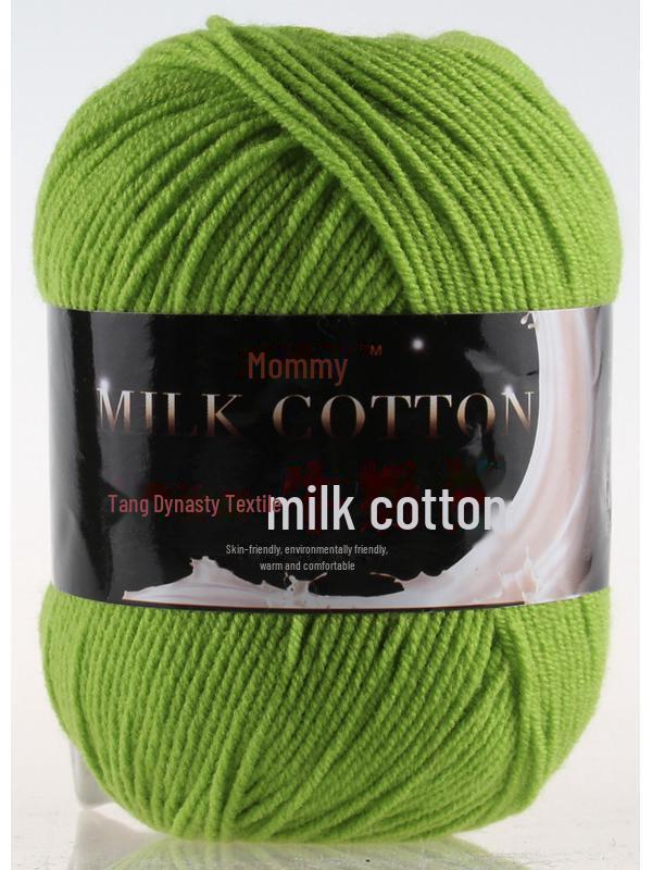 3pramenná příze z mléčné bavlny: Středně jemná vlna na háčkování a pletení - ideální na boty, panenky, deky, dětské svetry a svetry pro miminka