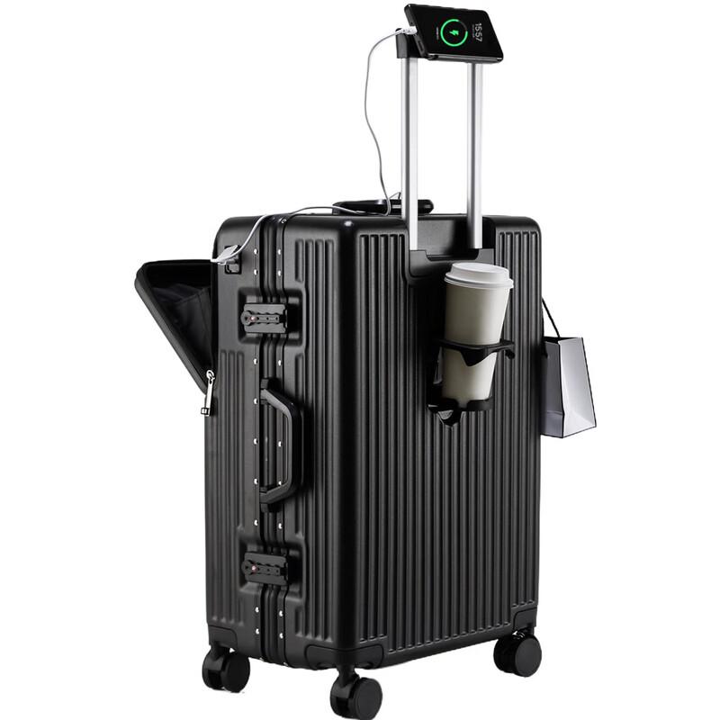 

KINGSGEAR Front-Opening Aluminum Frame Business Luggage