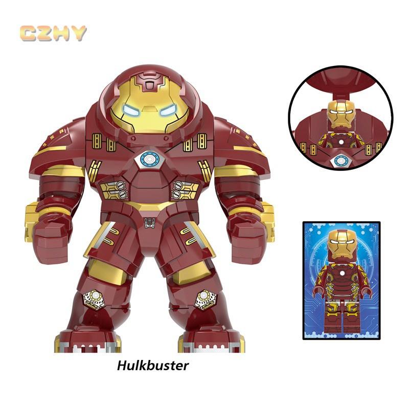 Large Mark 44 Hulkbuster  Minifigures Super Heroes Kids Building Blocks MOC Toys 299#