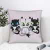 Night Lights Baby Night Fury HTTYD Pillowcase Polyester Cushion Cover Decorative Throw Pillow Case Cover Home Zipper 40X40cm