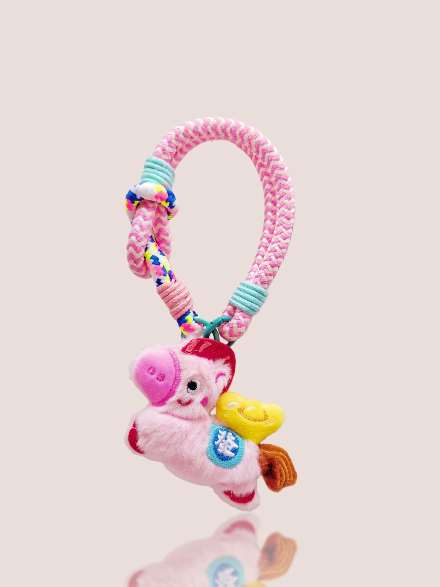 

Horse Pendant Plush Doll Pony Pendant Bag Pendant Gift Cartoon Get Rich Right Away Doll Keychain