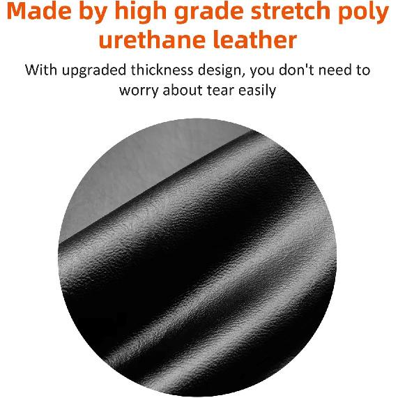 M MATI ATV Seat Cover Leather Compatible With Polaris Sportsman 500 400 300 700 450 600 800 MV7 Hawkeye 2005-2014, MPN# 2683434-070 2684045 2684046