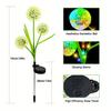 1Pc Solar Energy Three Head Dandelion Outdoor Plant Flower Lights Vivid Decorative Lights Garden Atmosphere Lights