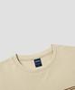 AGOD Oversized Vintage Rugby Short Sleeve T-Shirt [Light Beige]