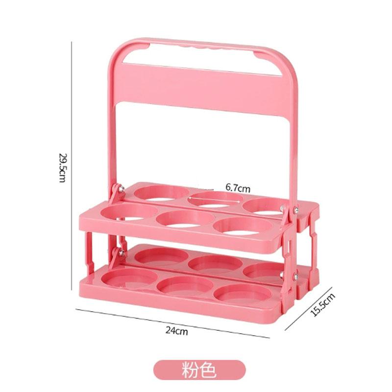 6 Bottles Beer Carrier 6 Bottles Portable Collapsible Beer Carrier Suitable for Coffee, Milk, And Tea Storage, Perfect for Everyday Use And Parties