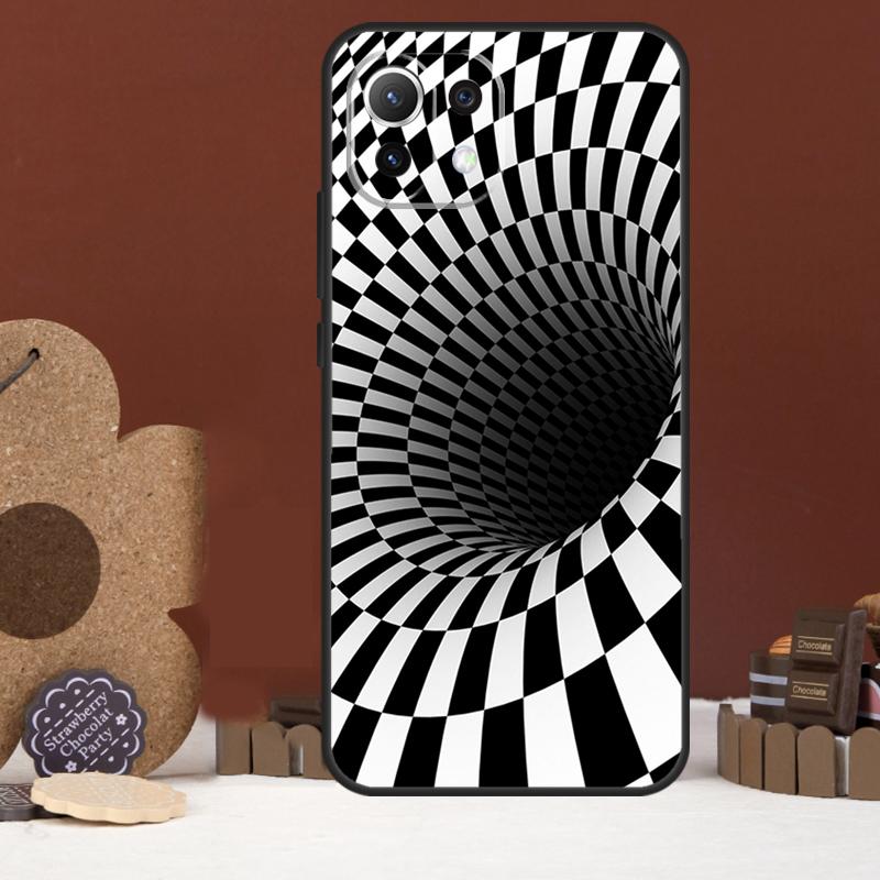 Crazy Checkered Case For Xiaomi 14 15 Ultra 15T 14T 13T 17 Pro Max POCO X7 Pro X5 X6 F5 F6 F7 F8 Ultra Cover