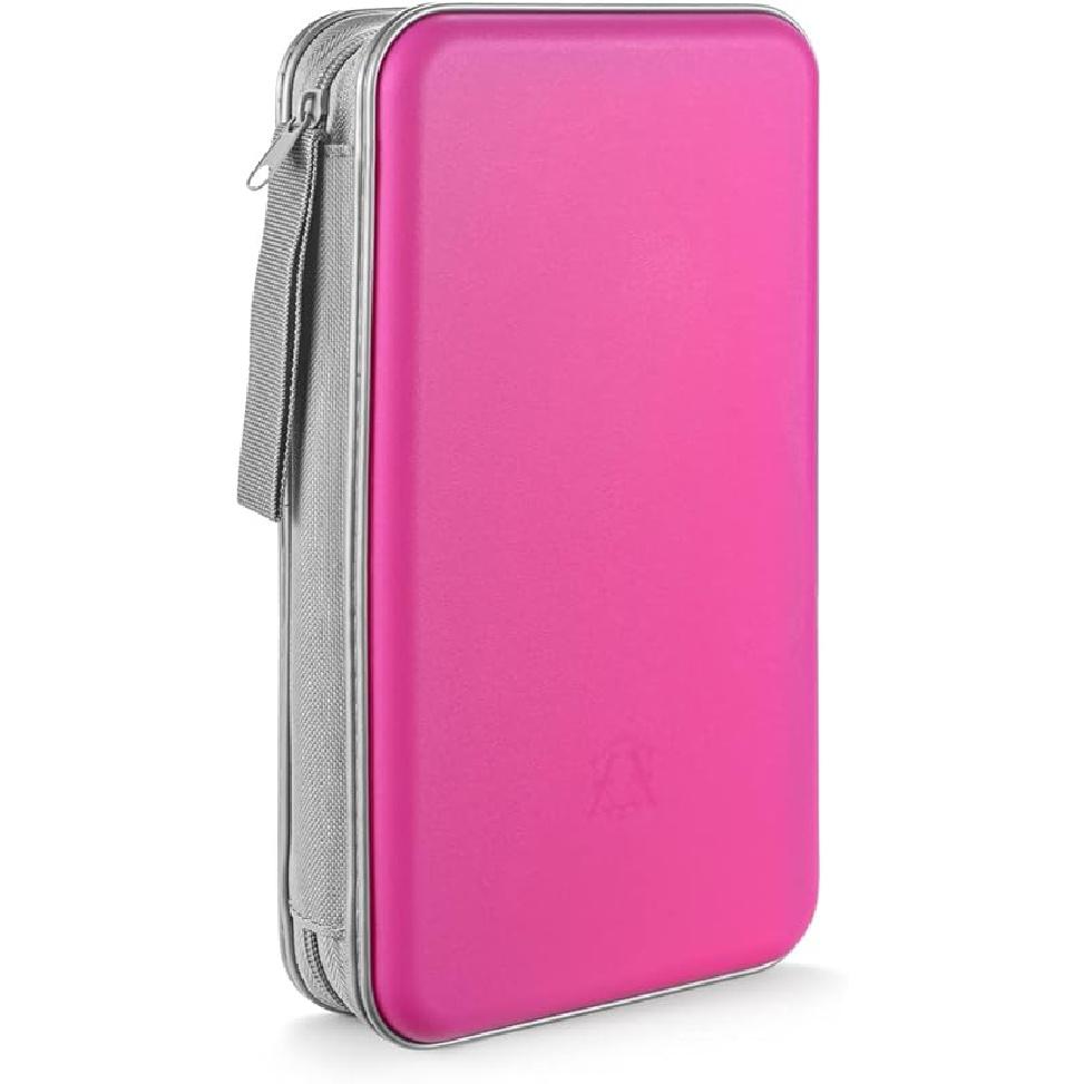 DVD Case, 96 Capacity CD Case Portable CD Holder Storage Hard Plastic DVD Wallet Holder Organizer For Car
