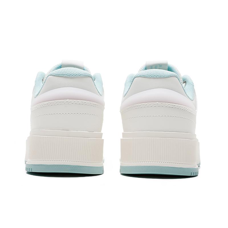 Anta Milk Cap Non-Slip Wear-Resistant Breathable Skate Shoes Women Skate Shoes White Green 922428008-3