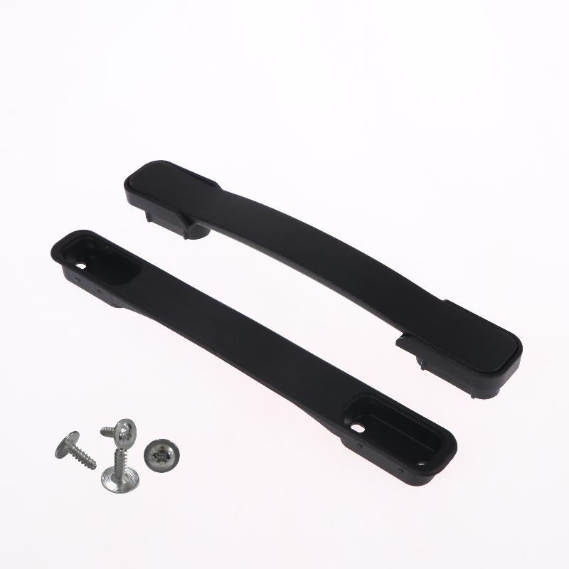 Heavy Duty Black Plastic Suitcase Handle 1 Set Durable Replaceable Grip for Travel Luggage Repair Daily Use