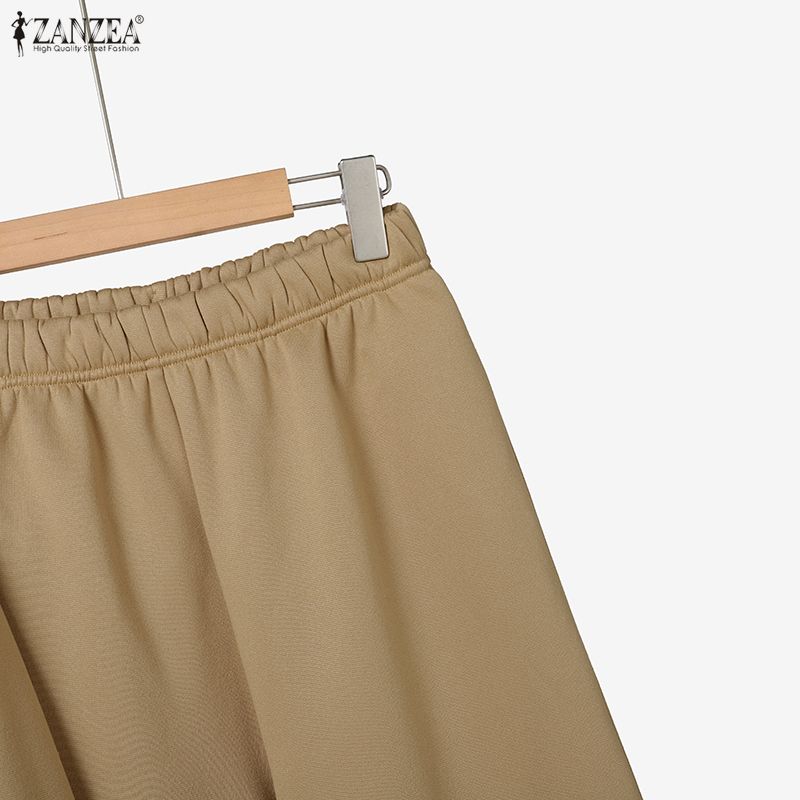 ZANZEA Women Hoodies Sweatshirt and Pants Casual Two Piece Suit Sets