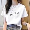 Tshirt Women Top Short Sleeve T Shirts New Korean T Shirt for Women T Shirt  Round Neck  Fashion Tshirt Woman Tops Printed