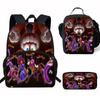 Kinder Cartoon Rucksack Set Grundschüler Mit Lunchtasche Federmäppchen - Leicht Ergonomisch Oxford Stoff