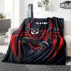 Customiz Name Personality Spider-Man Blanket Soft &Warm Sofa Office Bed Travel Lunch Break Blanket, Gift Suitable All Seasons