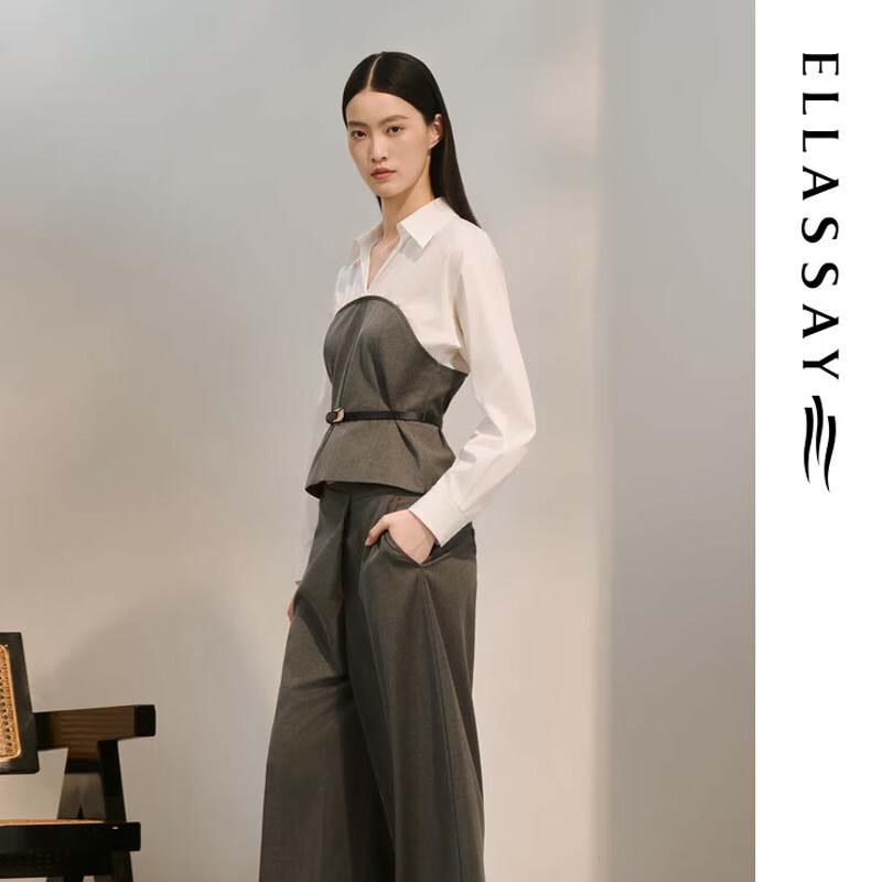 ELLASSAY Women's Elegant Commuter Long-Sleeve Shirt