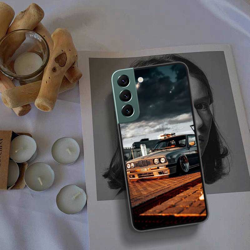 Car for B- Bmwes-S E30 Phone Case For Samsung A15 A25 A35 A55 Galaxy A70S A50S A30S A30 A40 A71 A51 A41 A31 A21 A11 A01 A20S A10