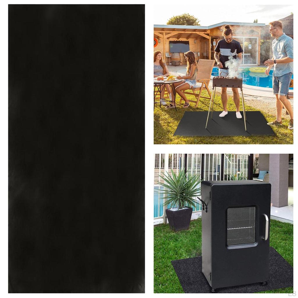 Fire Pit Mat Resistant Pad for Outdoors under Grill