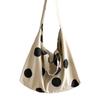 Summer Women's Bag Polka Dot Original Design Canvas Bag Women Lazy Wind Trend Large Capacity Tote Bag Women