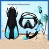 WEZHO Outdoor Snorkeling Set with Mask, Snorkel, and Fins