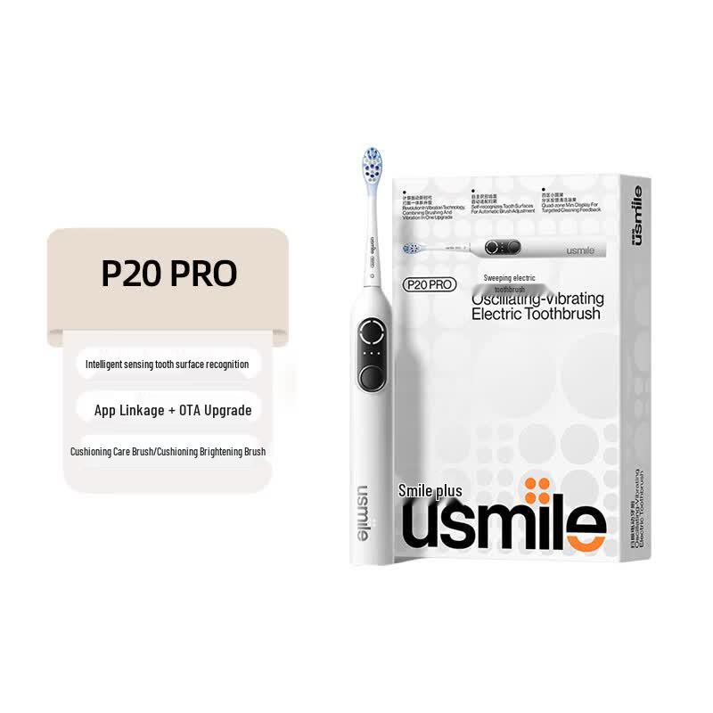 

usmile P20 PRO Glacier White Electric Toothbrush CN plug (adapter included)