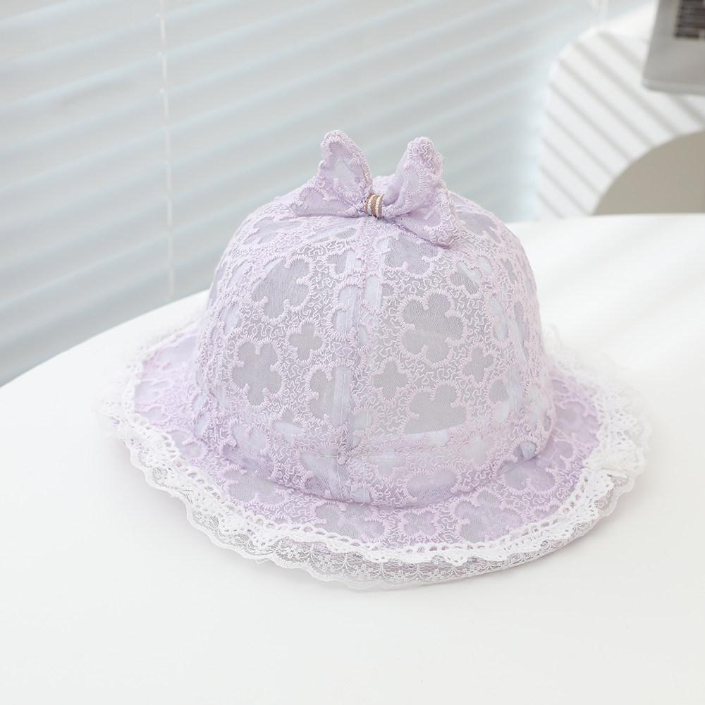 Spring Baby Girls' Fashion Flower Sun Hat - Sun Protection for Young Children
