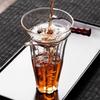 Japanese style Flower Shape Glass Tea Pitcher Heat Resistant Sharing Glass Tea Cup Fair Cup Chahai Kungfu Tea Set Accessories