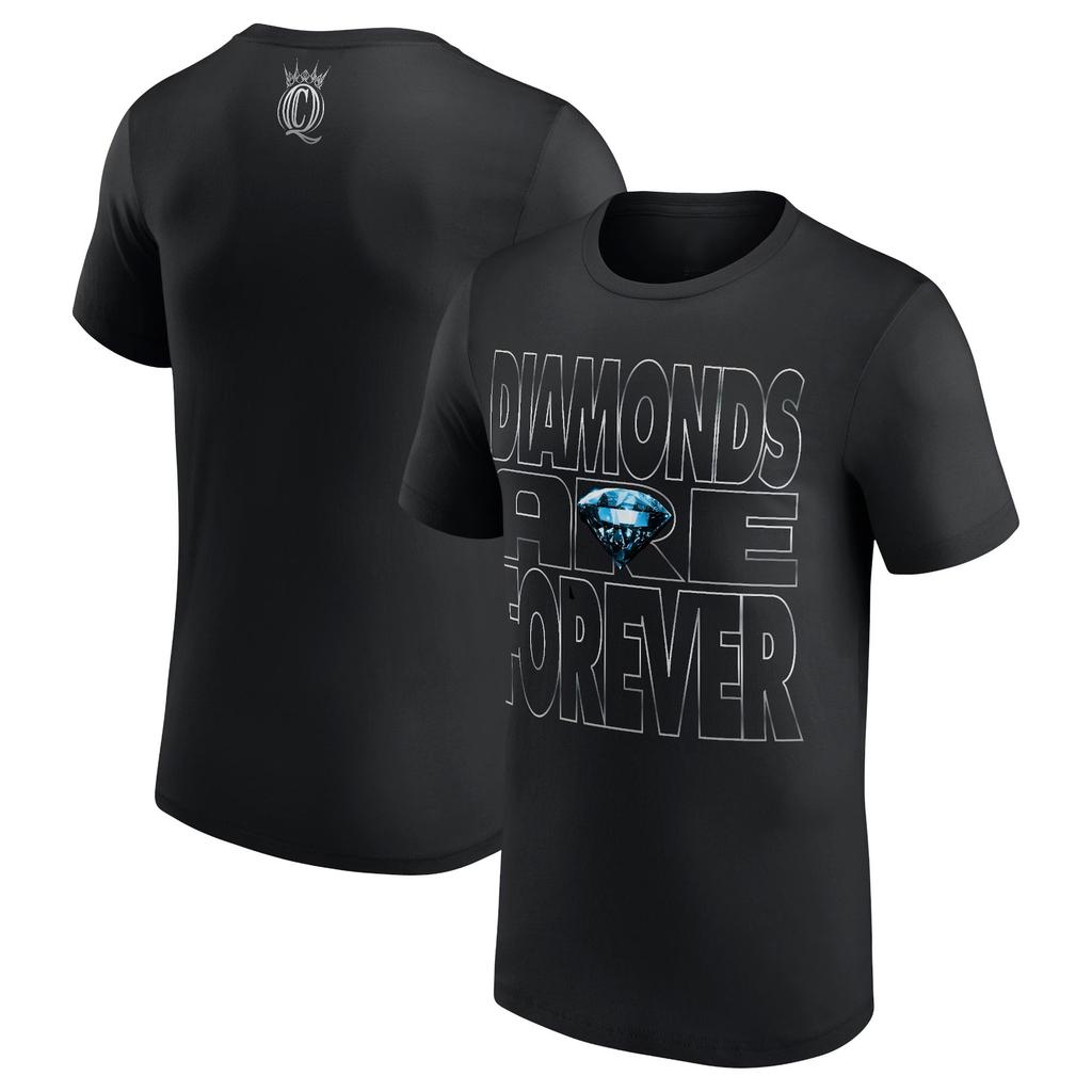 T-shirt Noir Homme Charlotte Flair Vainqueur du Royal Rumble Féminin 2025 T-shirts d'Été à Manches Courtes Vêtements pour Enfants Hauts