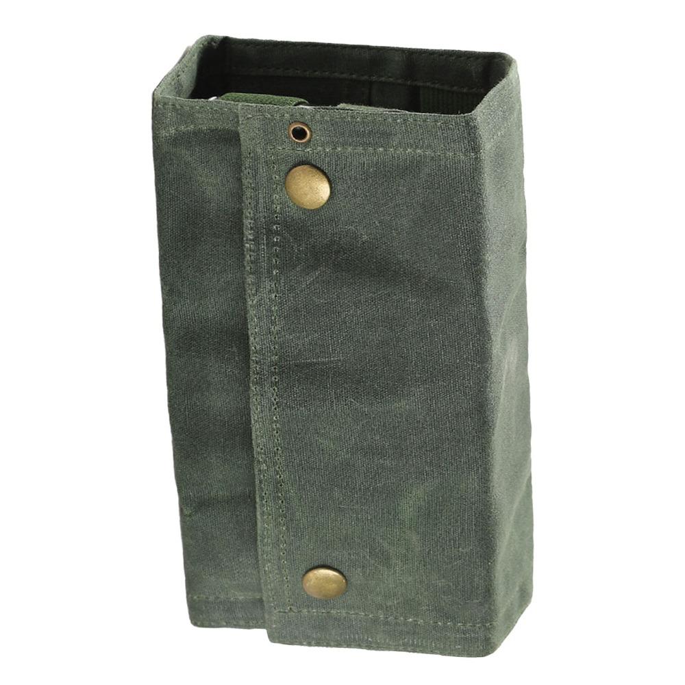 9 Pockets Spice Bottle Bag Canvas Spice Bottle Storage Bag Durable Seasoning Jar Holder  Picnic