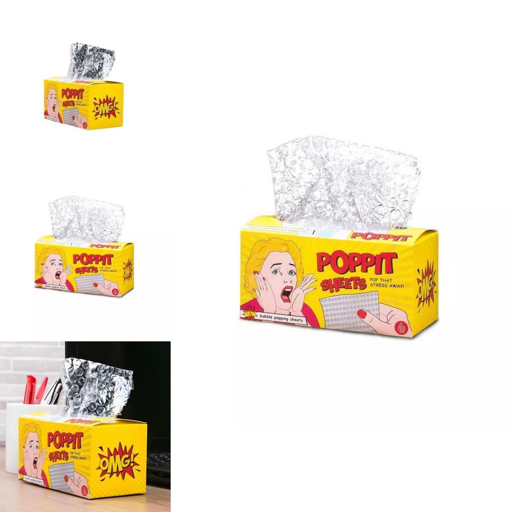 Poppit Sheets Bubble Wrap With Stressrelief Plastic Material For Kids And Adults