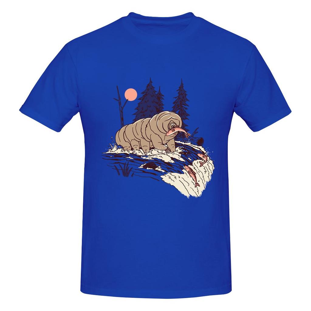 Water Bear Drapey Tshirt Solid Color Minimalism Trendy And Personalized Short Sleeve