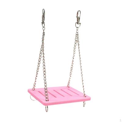 Hamster Swing Hanging Stand Decor Cage Sturdy Stable Pet Bed Hammock Exercise