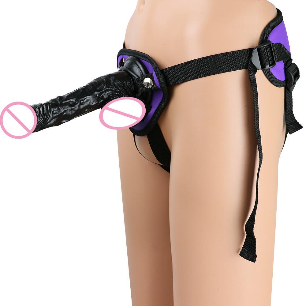 Female Pull-up Pants Fake Penis Sexual Products Female Manual Dildo Masturbator