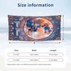 Moonlit Cat Dreams Theme Quick Dry Beach Towel Custom Name Text Print Large Sand Resistant Towel Beach Vacation