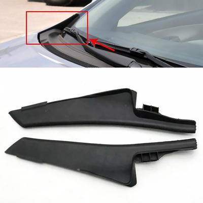 2 Pair Car Front Windshield Wrap Corner Trim Cover Auto Wiper Side Trim Accessories 53823-0 For Toyota Corolla 2007-2013